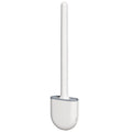 Soft Rubber Toilet Brush Clamp No Dead Space Cleaning Brush, Size: Leakage(Moon White)
