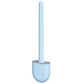 Soft Rubber Toilet Brush Clamp No Dead Space Cleaning Brush, Size: Leakage(Ice Blue)