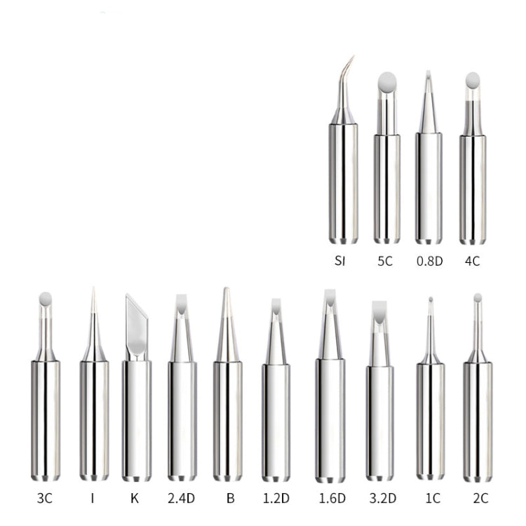 14-in-1 900M-T Internal Heating Soldering Iron Tip  for 936 Sleeve Casing