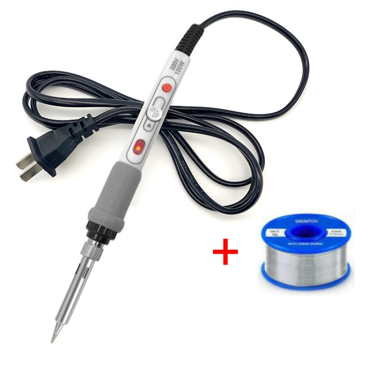 2pcs Set 1 100W  220V High-power Electric Soldering Iron Adjustable Temperature Soldering Tool US Plug