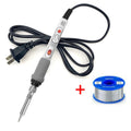 2pcs Set 1 100W  220V High-power Electric Soldering Iron Adjustable Temperature Soldering Tool US Plug