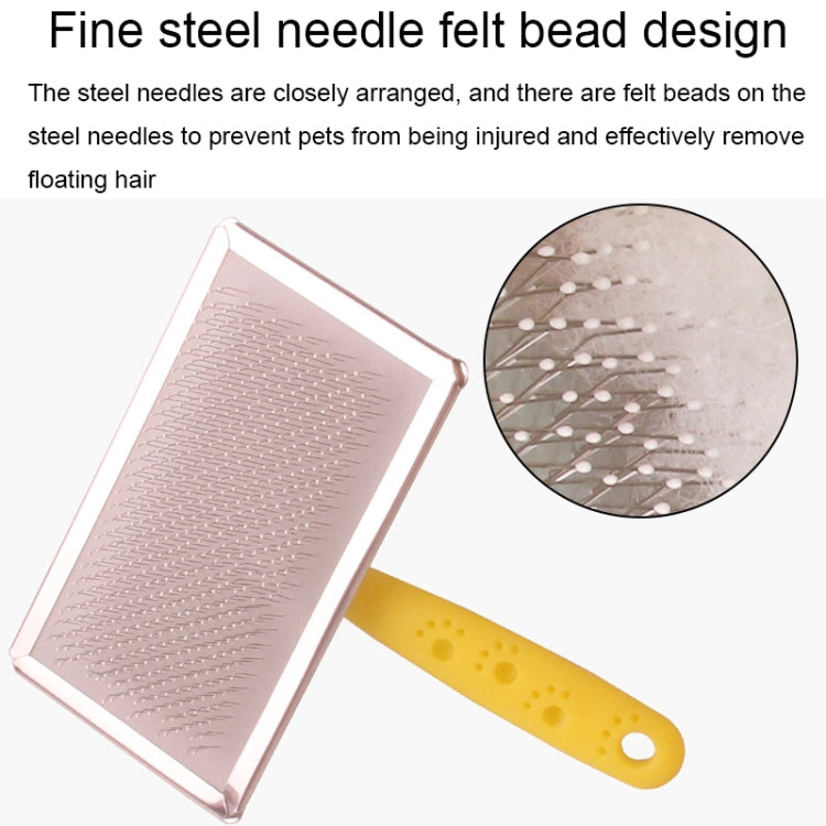 BG-W1347 Pet Hair Removal Massage Comb Dog Cleaning Tools, Random Color Delivery, Spec: M