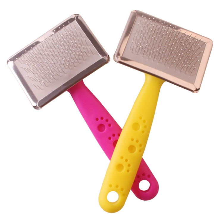 BG-W1347 Pet Hair Removal Massage Comb Dog Cleaning Tools, Random Color Delivery, Spec: M