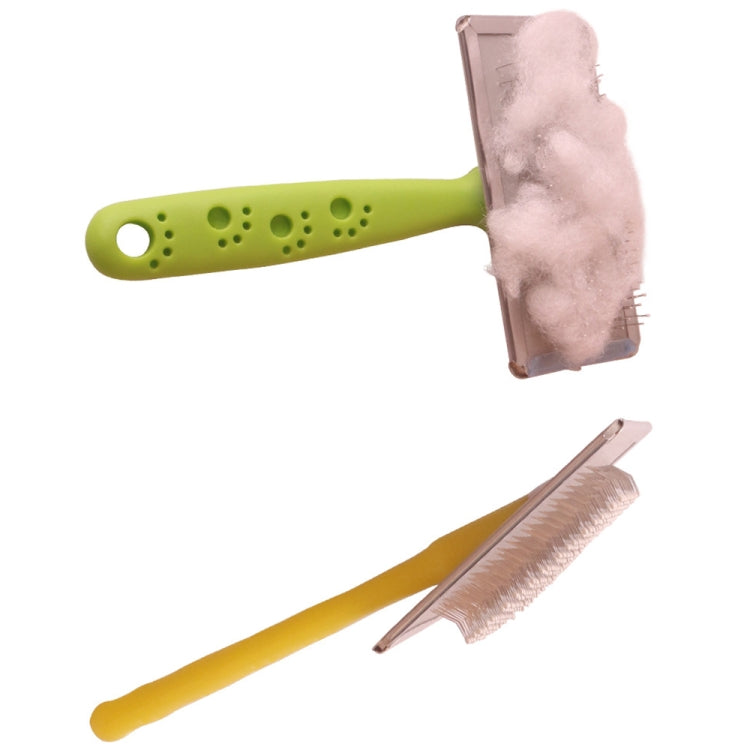 BG-W1347 Pet Hair Removal Massage Comb Dog Cleaning Tools, Random Color Delivery, Spec: M