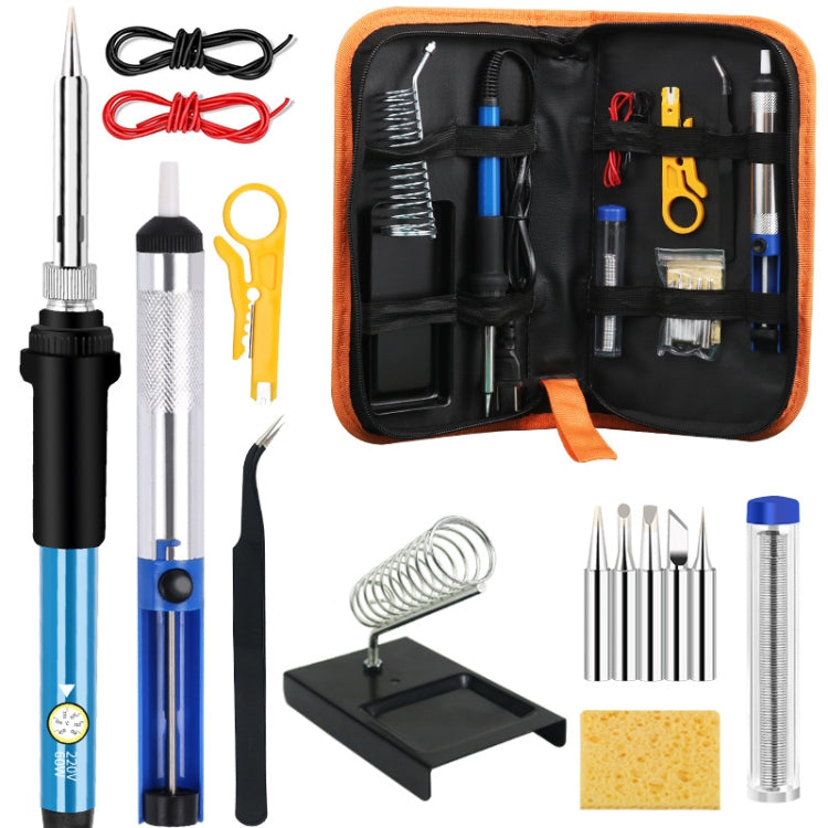 15 In 1 60W 806 Adjustable Temperature Internal Heat Soldering Iron Set 220V UK Plug