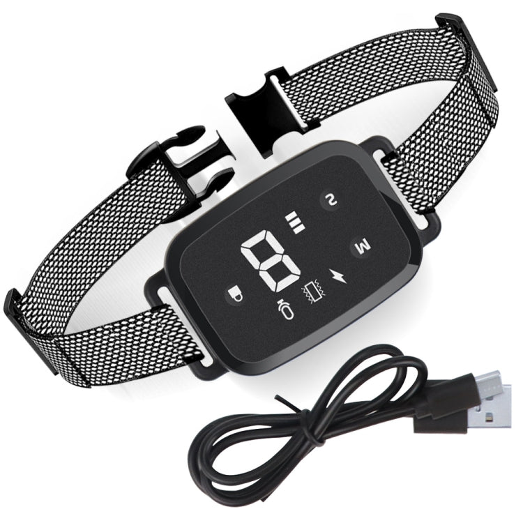 Intelligent Automatic Electric Strike Collar Touch Digital Display Rechargeable Waterproof Dog Trainer Stop Barker