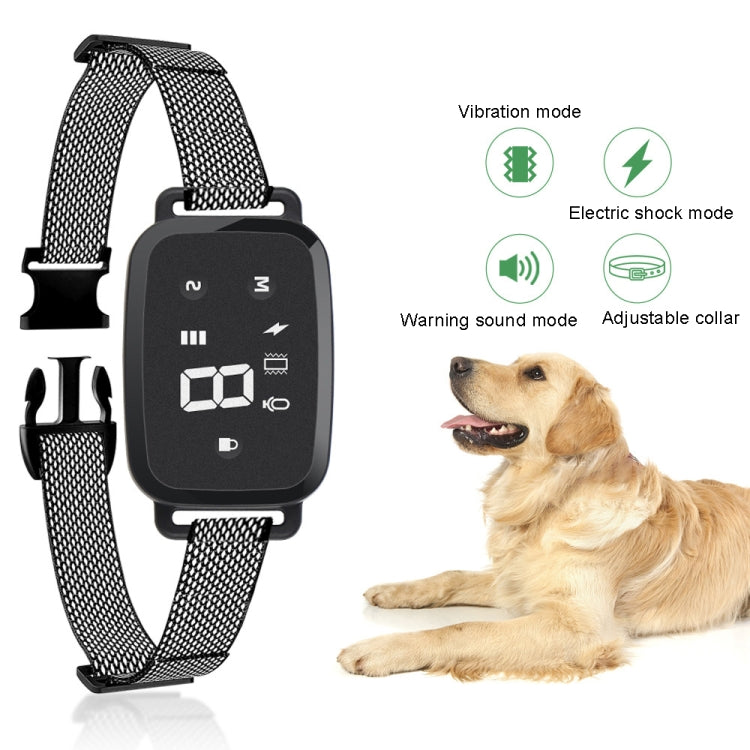 Intelligent Automatic Electric Strike Collar Touch Digital Display Rechargeable Waterproof Dog Trainer Stop Barker