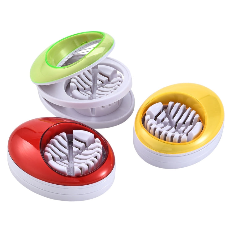 3-in-1 Kitchen Egg Slicer for Strawberry, Mushroom, Bananas , and Other Soft Fruit(Red)