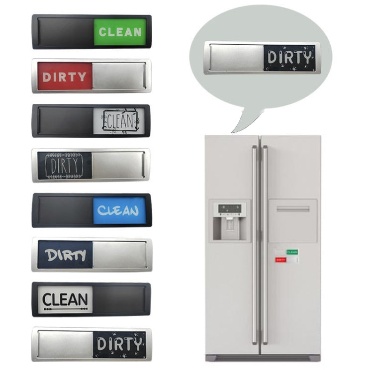 Dishwasher Magnet Clean Dirty Sign Double-Sided Refrigerator Magnet(Turkish)