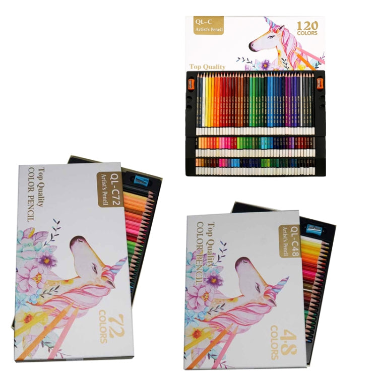72 Colors Oil Colored Pencil Art Hand Drawn Set