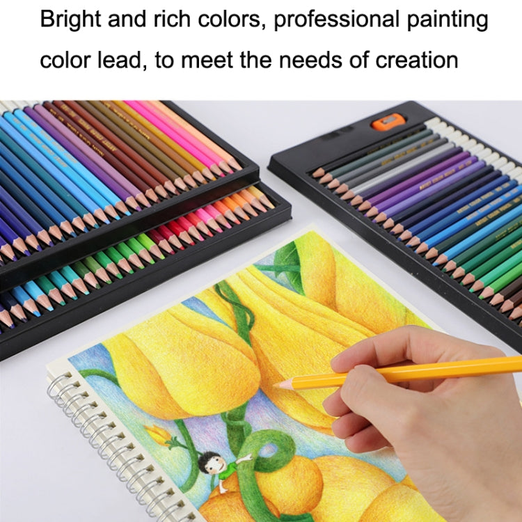 72 Colors Oil Colored Pencil Art Hand Drawn Set