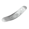 430 Stainless Steel Boat Shaped Garlic Grinder Manual Garlic Press Tools Kitchen Gadgets(Style 1)