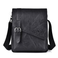 WEIXIER D266 Retro Crossbody Large Capacity Messenger Bag Shoulder Bag Tot Backpack(Black)
