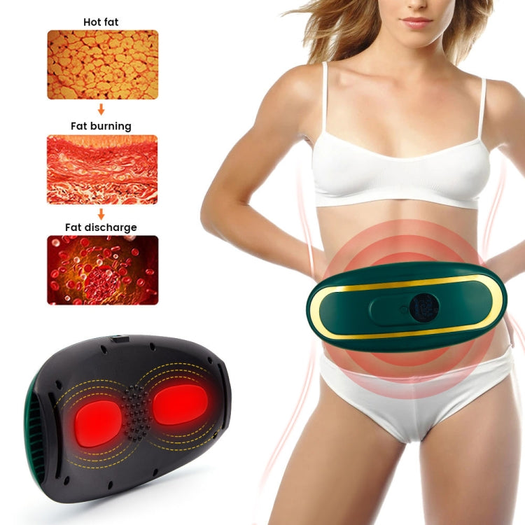 Smart Abdominal Massage Hot Compress Belt Girls Menstrual Period Massager(White)