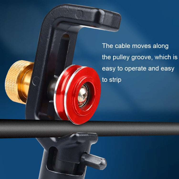 Armored Horizontal And Vertical Cable Cutter Optical Cable Stripping Knife, Specification:  Single Red