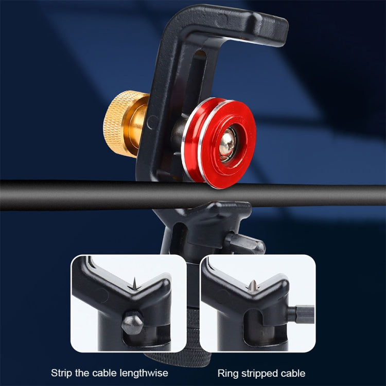 Armored Horizontal And Vertical Cable Cutter Optical Cable Stripping Knife, Specification: Double Head
