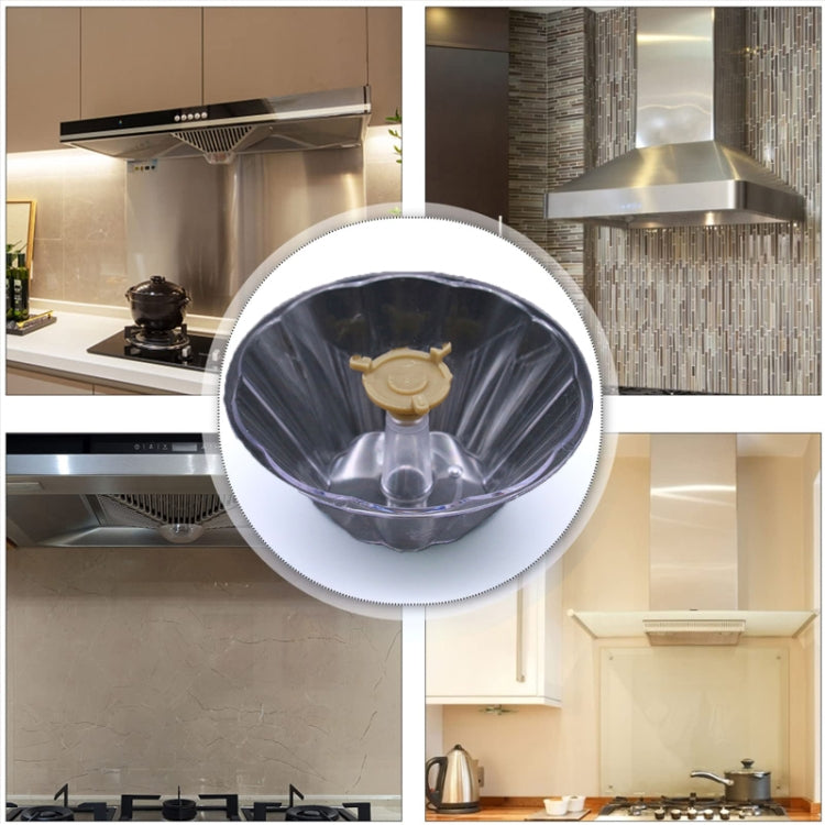 F009 Stainless Steel 3 Claw Round Oil Cup Range Hood Accessories Oil Connection Box