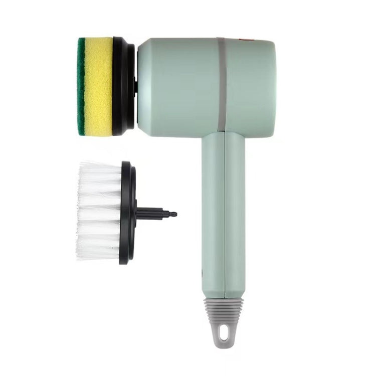Wireless Electric Cleaning Brush USB Rechargeable Kitchen Bathtub Tile Cleaning Brushes Green 1200 mAh