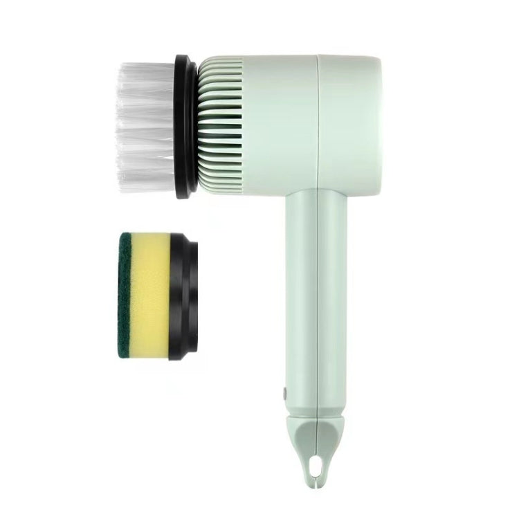 Wireless Electric Cleaning Brush USB Rechargeable Kitchen Bathtub Tile Cleaning Brushes Green 800 mAh