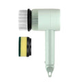 Wireless Electric Cleaning Brush USB Rechargeable Kitchen Bathtub Tile Cleaning Brushes Green 800 mAh