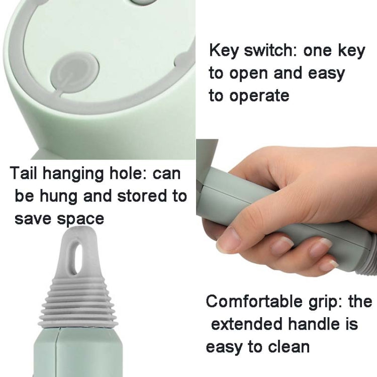 Wireless Electric Cleaning Brush USB Rechargeable Kitchen Bathtub Tile Cleaning Brushes Green 1200 mAh