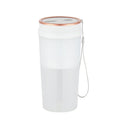LGZ-1 500ml 50W 4 Blades Electric Portable Juicer Rechargeable Juice Extractor(White)