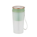 LGZ-1 500ml 50W 4 Blades Electric Portable Juicer Rechargeable Juice Extractor(Green)
