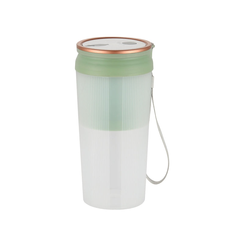 LGZ-1 500ml 50W 4 Blades Electric Portable Juicer Rechargeable Juice Extractor(Green)