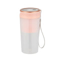 LGZ-1 500ml 50W 4 Blades Electric Portable Juicer Rechargeable Juice Extractor(Pink)