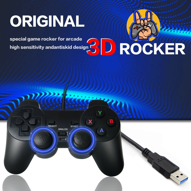 Arcade Box 64G Wired Video Game Machine Box 4K HD Display For PS1/PSP/N64/DC, US Plug