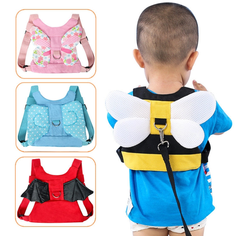 Children Anti-wandering Traction Rope Baby Toddler Backpack, Color: Blue