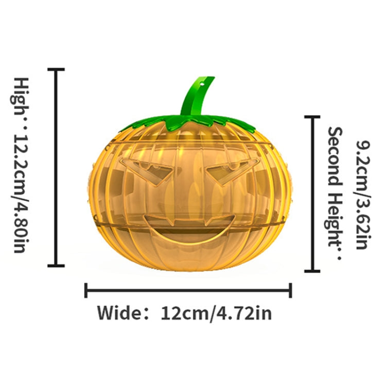 SJZ060 2pcs/set Pumpkin Shaped Fruit Fly Traps Fruit Fly Trap Bee Trap(Orange)