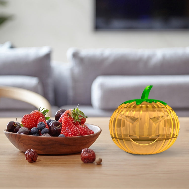 SJZ060 2pcs/set Pumpkin Shaped Fruit Fly Traps Fruit Fly Trap Bee Trap(Orange)