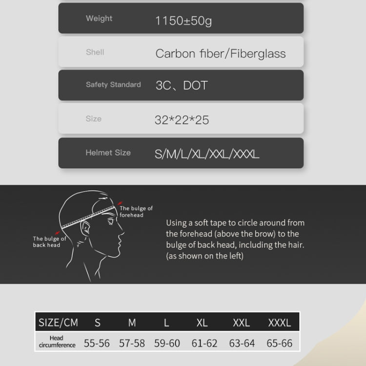 SOMAN Motorcycle Four Seasons Carbon Fiber Half Helmet, Color: FRP Pearl White(XXL)