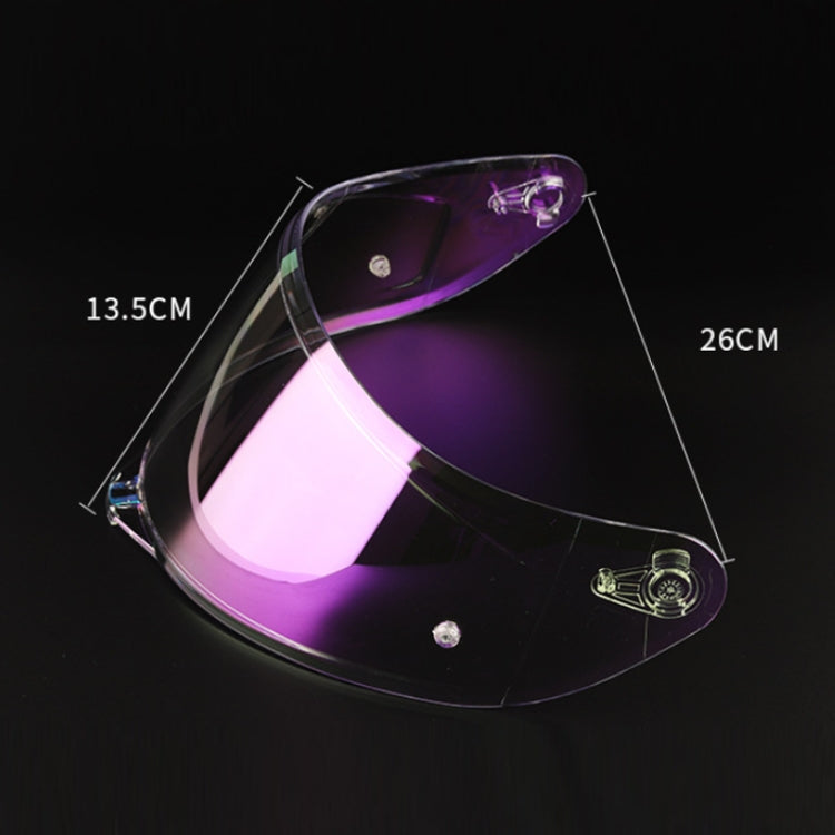 Motorcycle Helmet Lens with Anti-fog Spikes for SOMAN K1/K3SV/K5, Color: Transparent REVO Blue
