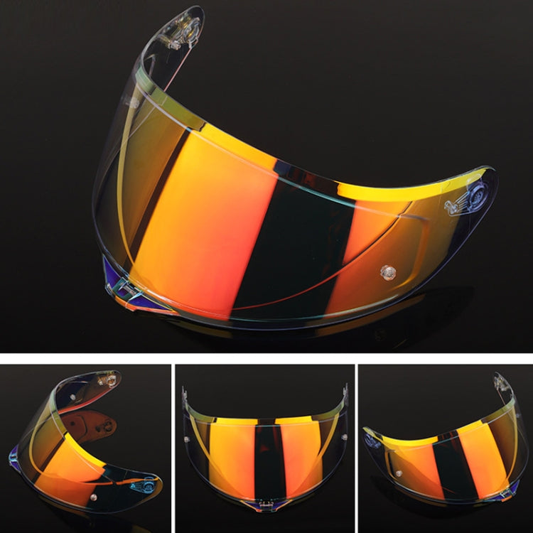 Motorcycle Helmet Lens with Anti-fog Spikes for SOMAN K1/K3SV/K5, Color: Transparent REVO Red