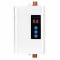 EU Plug 4000W Electric Water Heater With Remote Control Adjustable Temperate(White)