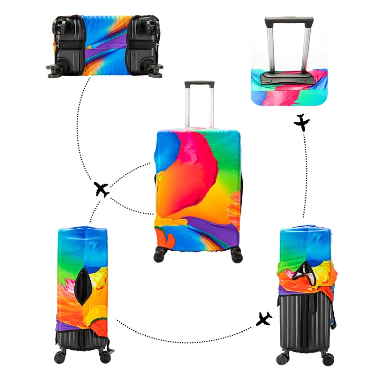 Luggage Protective Cover Travel Trolley Case Dustproof Sleeve, Size: For 24-26 Inch XL(T-006)