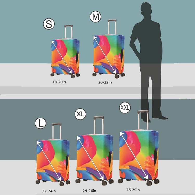 Luggage Protective Cover Travel Trolley Case Dustproof Sleeve, Size: For 18-20 Inch S(T-001)