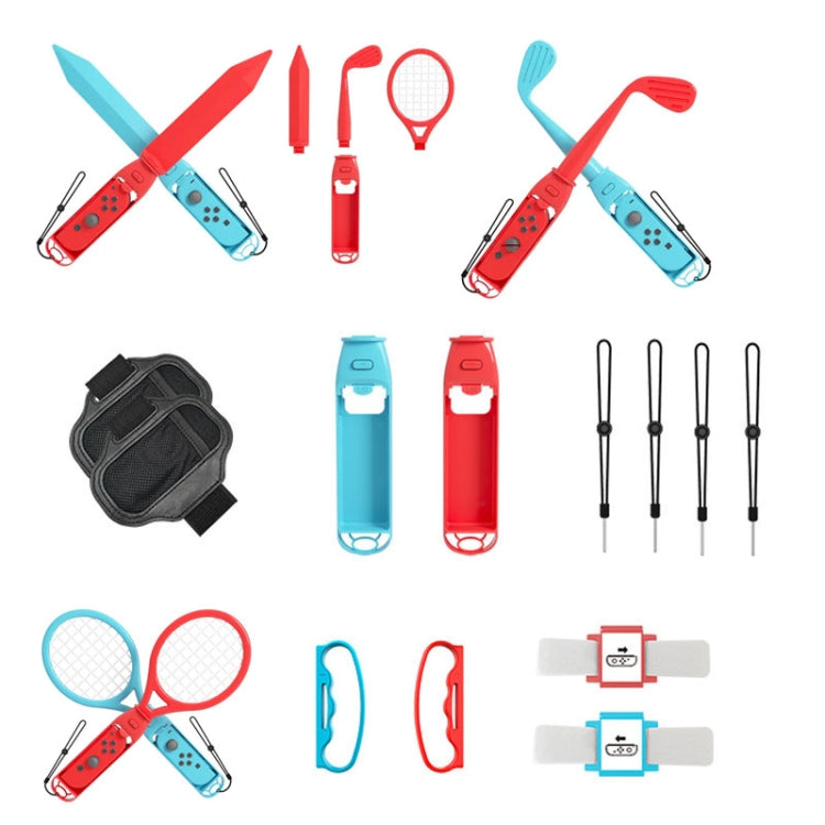 IPLAY HBS-506 For Switch 18 In 1 Lightsaber + Golf Racket + Grip Somatosensory Sports Set(Set)
