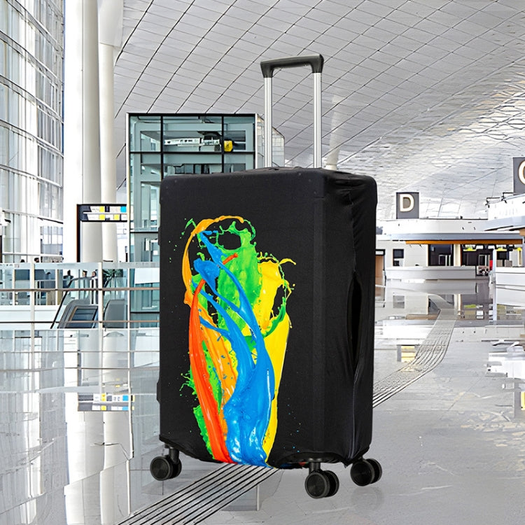 Graffiti Luggage Dust Cover Outdoor Travel Thick Elastic Luggage Protective Cover, Size: XL (24-26 inches)(T-022)