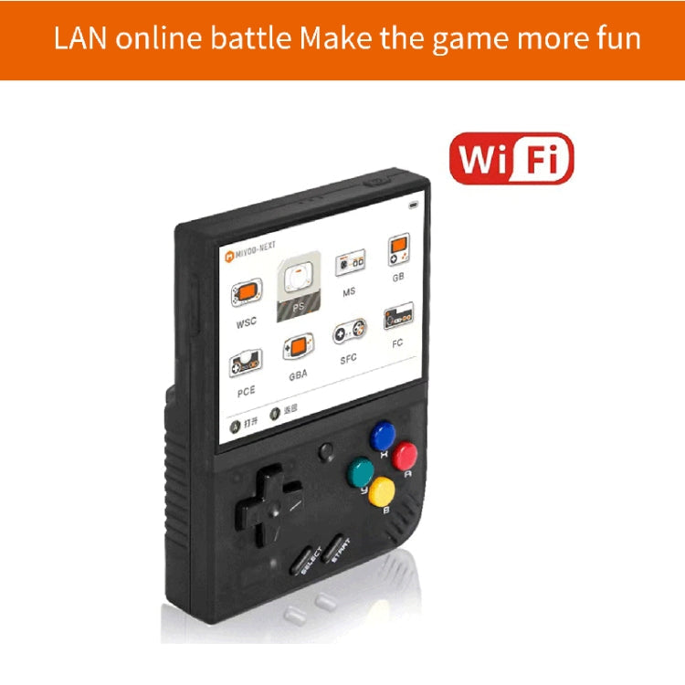 Miyoo Mini Plus 3.5 Inch IPS Screen Retro Handheld Game Console 128GB 25K Games(White)