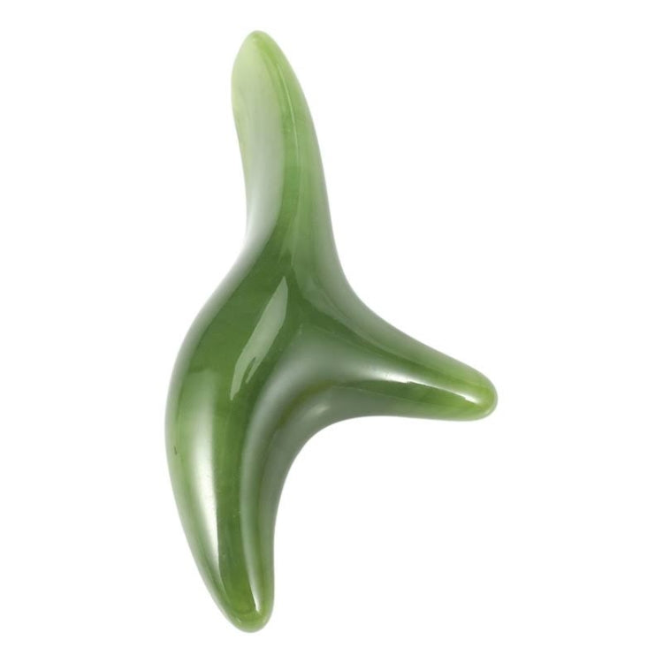 Secret Wax Triangle Sparrow Massager Point Pressing Point Meridian Stick(Green)