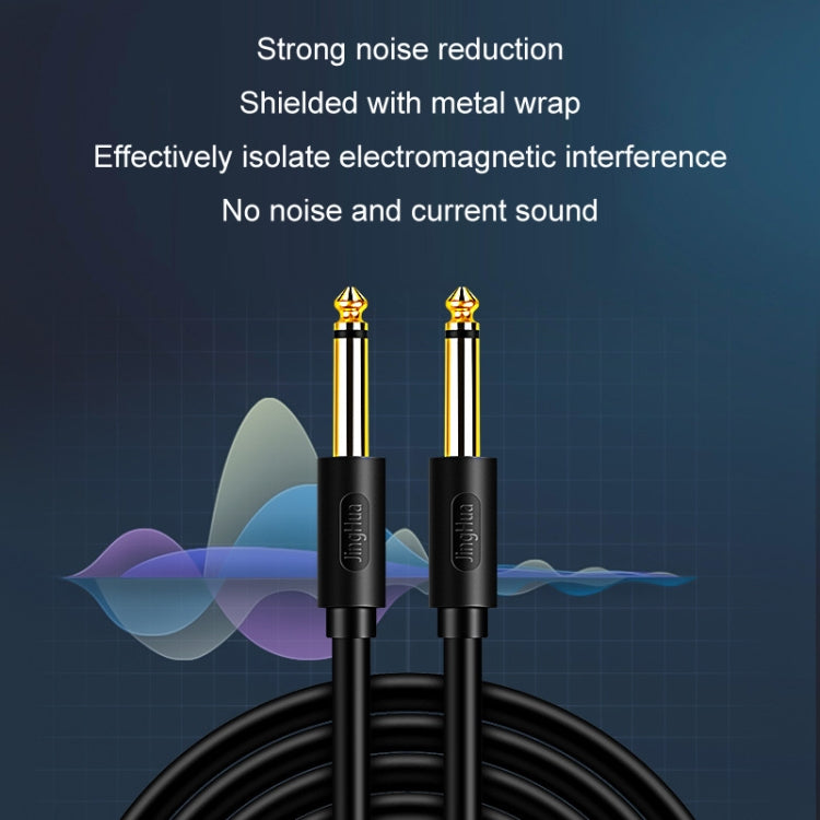 5m JINGHUA 6.5mm Audio Cable Male to Male Microphone Instrument Tuning Cable