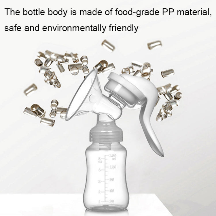 Adjustable Force Breast Pump 2 in 1 Manual Breast Pump Maternity Products(White)