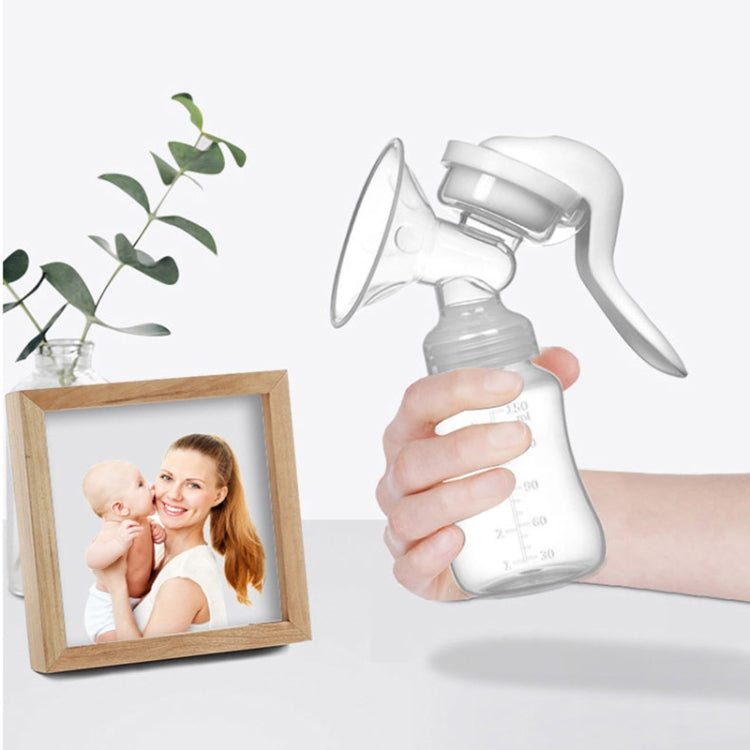 Adjustable Force Breast Pump 2 in 1 Manual Breast Pump Maternity Products(White)