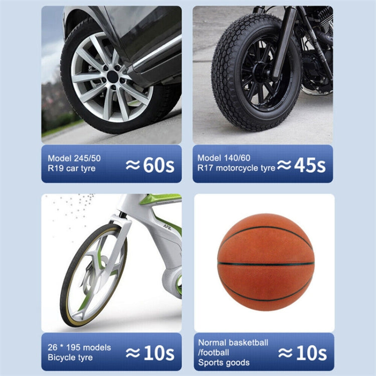 SUITU ST-9620C  Wireless Power Bank Small Portable Car Air Pump Tire Inflator for Motorcycle Bicycle