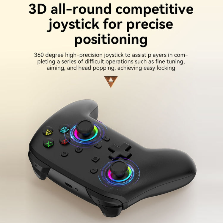 Wireless Bluetooth Somatosensory Vibration Gamepad for Nintendo Switch/Switch PRO, Color: White