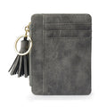 Thin and Light Large-capacity Card Holder Cute Mini Coin Purse(Grey)