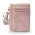 Thin and Light Large-capacity Card Holder Cute Mini Coin Purse(Pink)